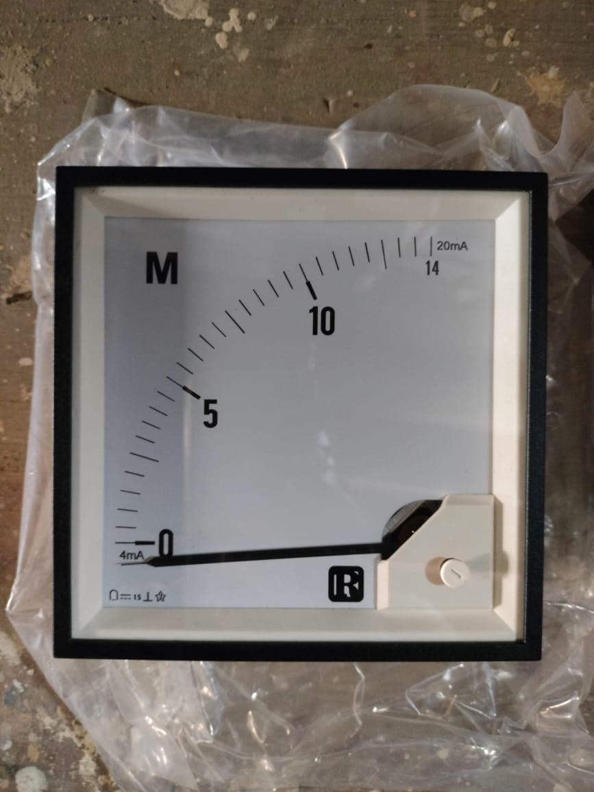 Rishabh DC Moving Coil Analog MW/MVar Panel Power Meter(0-14M) size 144*144